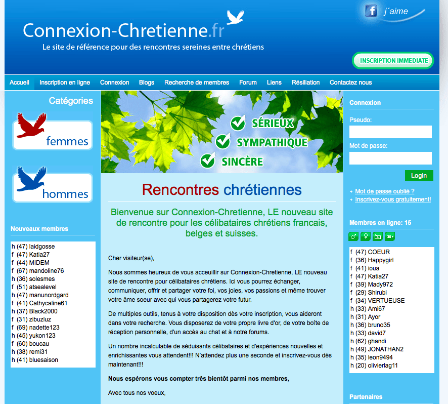 Connexion Chretienne
