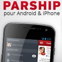 Parship sur iphone et android