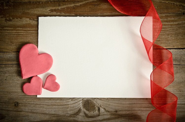 Une lettre d'amour pour la st-valentin
