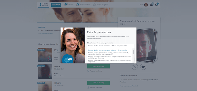 Le premier pas Le premier pas