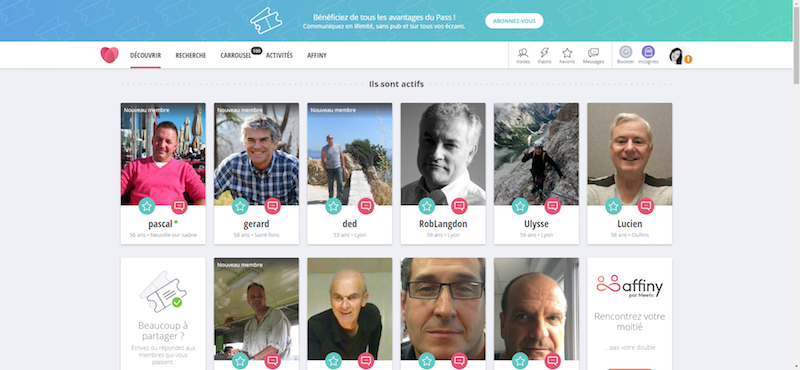 Les profils de membres Les profils de membres
